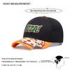 New Pizza Design Embroidered Baseball Hat Novel Trendy Hiphop Hat Sunshade Hat Unisex Outdoor Sports Leisure Decorative Hat