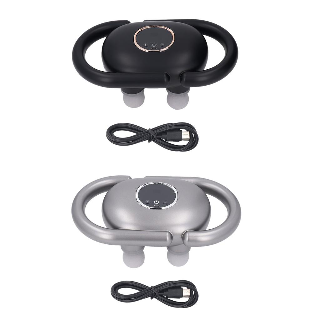 Handheld Deep Tissue Massager 4 Head 6 Modes 20 Levels Muscle Relaxation Electric Percussion Body Ma