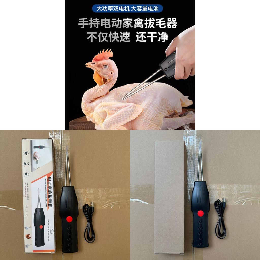 Poultry Dehairing Machine With Waterproof Design For Chicken Duck Goose Processing