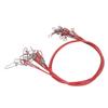 10Pcs 50cm Fishing Wire Rigs   S Anti Bite Fishing Line   S with Swivels Ine   S