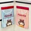 Wall Mounted Large Capacity Storage Bag Kitchen Garbage Bag Clutter Organizer Velcro Storage Pocket Multi-Purpose High Elastic