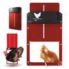 Aluminum Alloy Solar Chicken Coop Door With Infrared Light Sensing For Pet Safety