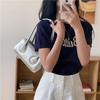 Simple shoulder bag, women's high-end handbag, commuter women's patent leather styling underarm bag women