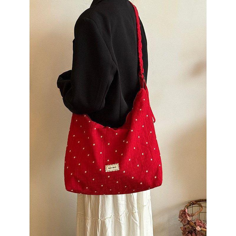 Large-capacity Single-shoulder Crossbody Bag, Perfect for Commuting and Versatile Cloud-shaped Bag