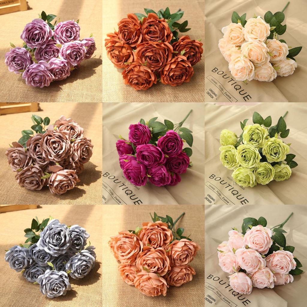 Highend Silk Rose Flower Decor For Wedding Home Photography And Outdoor Arrangements