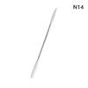 Stainless Steel Dual Heads Spatula Mixing Stick Foundation Mixing Make Up Tool