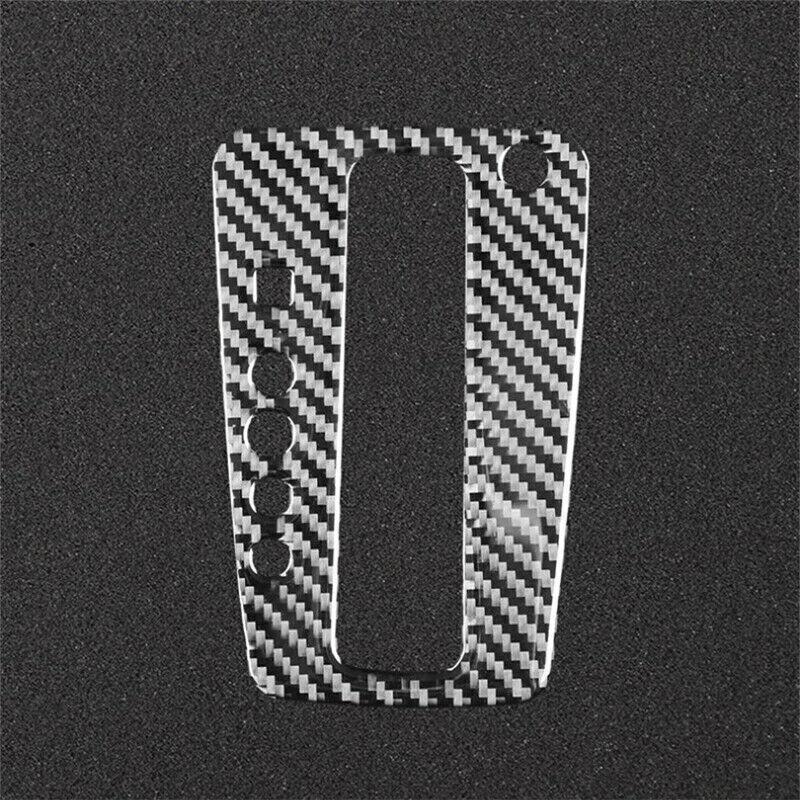 Real Carbon Fiber Central Console Gear Shift Cover For Nissan Sentra 2016-21