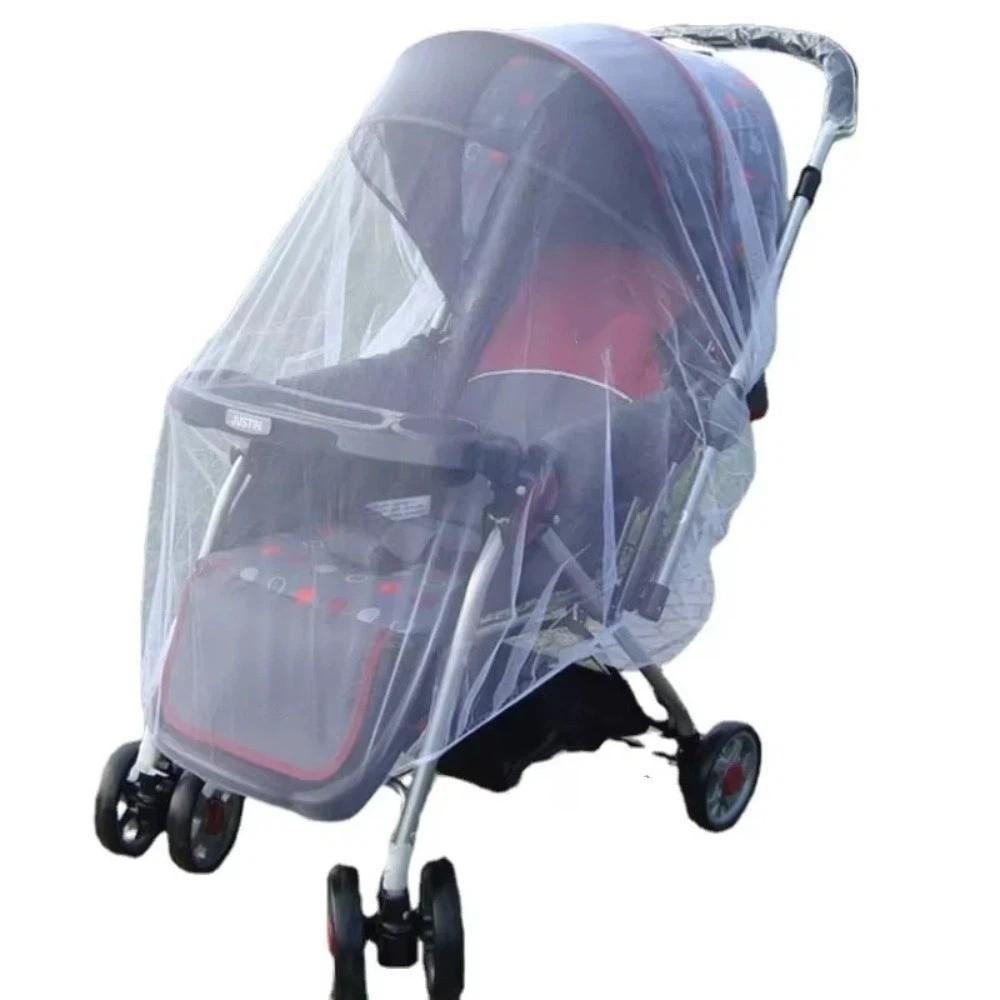 Full Coverage Insect Shield Net Dense Mesh Baby Stroller Mesh Cover Pram Mosquito Net Outdoor Gear
