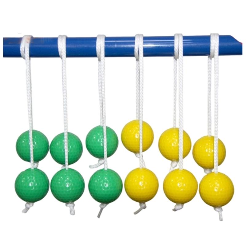 6Pcs Outdoor Lawn Yard Golf Throwing Ball Ladders Toss Game Ball Replacement Hard Golf Training Ball Enduring