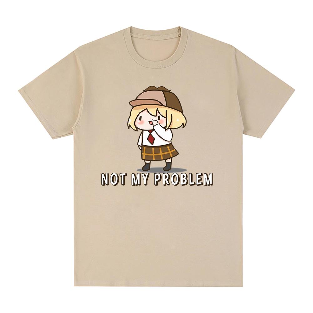 Hololive Englisch VTuber Watson Amelia Bubba T Shirt Unisex /Frauen ästhetische Kawaii Kaninchen Tshirt Unisex Cartoon Grafik Baumwolle T-Shirts