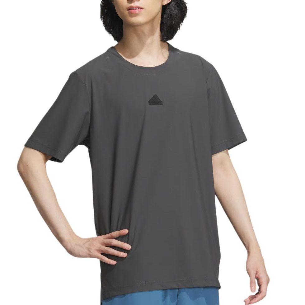 Adidas T Shirt Men's Solid Dark Gray IT4345