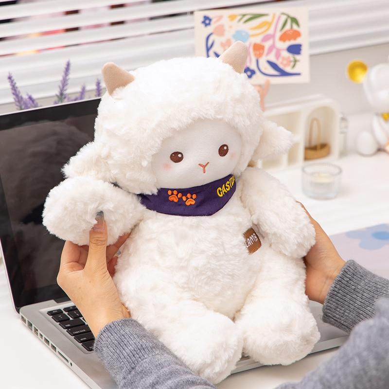 Giant Sheep Plush Toy Lovely Alpaca Stuffed Doll Lovely Image Peluche Kawaii Room Decor Sofa Cushion Bed Pillow Gift For Girl