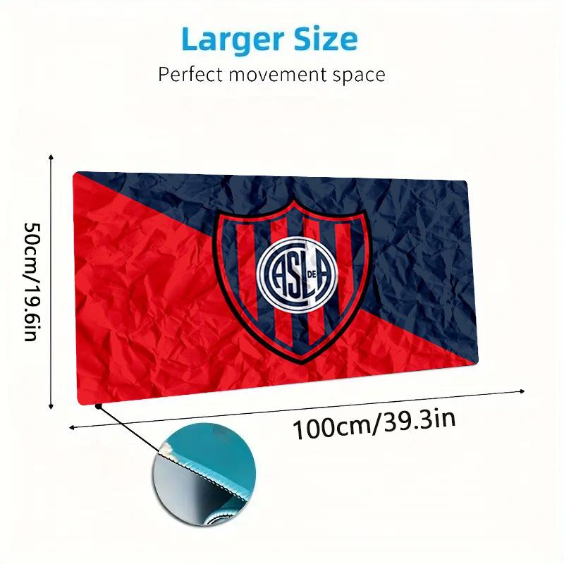 San Lorenzo Art Color Mouse Pad Large Gaming Table Cushion Non-slip Laptop Tablet Big Mousepad XXL Mat Mini PC Playmat With Lock Edge