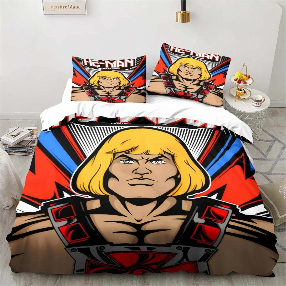

He Man And The Masters Of The Universe Bedding Set Exquisite Bed Supplies Set Duvet Cover Bed Comforter Set Bedding Set US Twin(172x218cm)