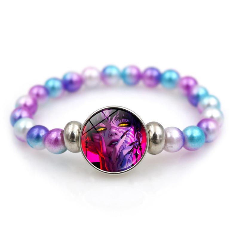 2025 Kpop Dämonenjäger Halsketten-Armband-Set Mädchen Kawaii Anime Kette Armband Kinder Cosplay Schmuck Zubehör Anhänger