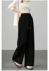 2026 New Linen Maternity Wide-Leg Pants: Thin, No Tightness, Perfect for Spring & Summer