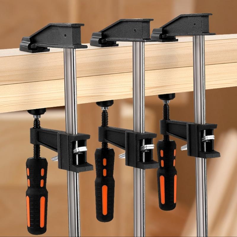 Morsetto a Rilascio Rapido per Legno Utensile Manuale per Falegnameria Morsetto Regolabile per Lavorazione del Legno Tipo F Clip di Fissaggio Facile da Installare