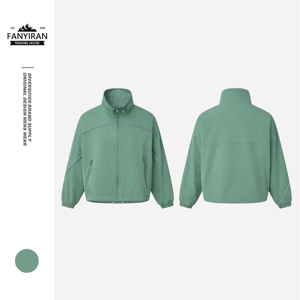 Unisex Trendy Outdoor Mountain Sports Jacket with Stand Collar (CX80)
