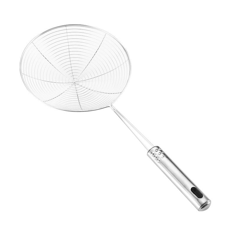 Stainless Steel Fine Mesh Skimmer Colander & Noodle Strainer Spoon