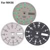 28.5mm C3 Green Luminous Watch Dial Face for NH36A Automatic Mechanical Movement Black/ White Display Watch Replacement Part