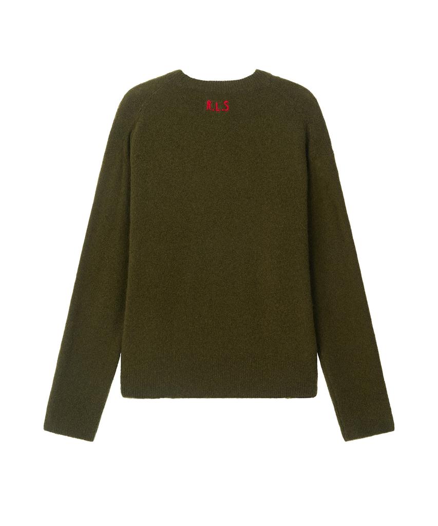 Lollingseutyudio Yak Wool Sweater Deep Olive