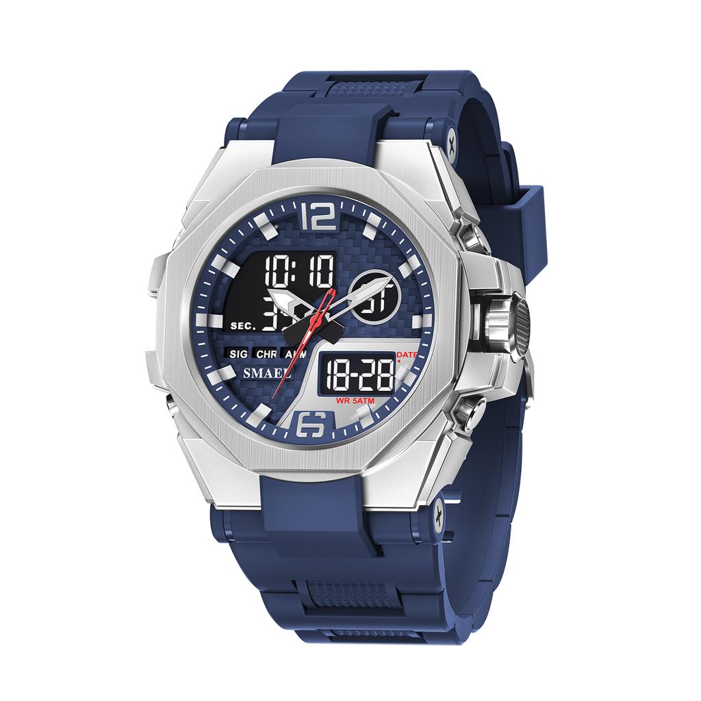NEW Sport Watch Men  Dual Time Watch Digital Led Watch Alarm Clock 8103 Fashion Men's Wristwatches Digital LED Watch Sports