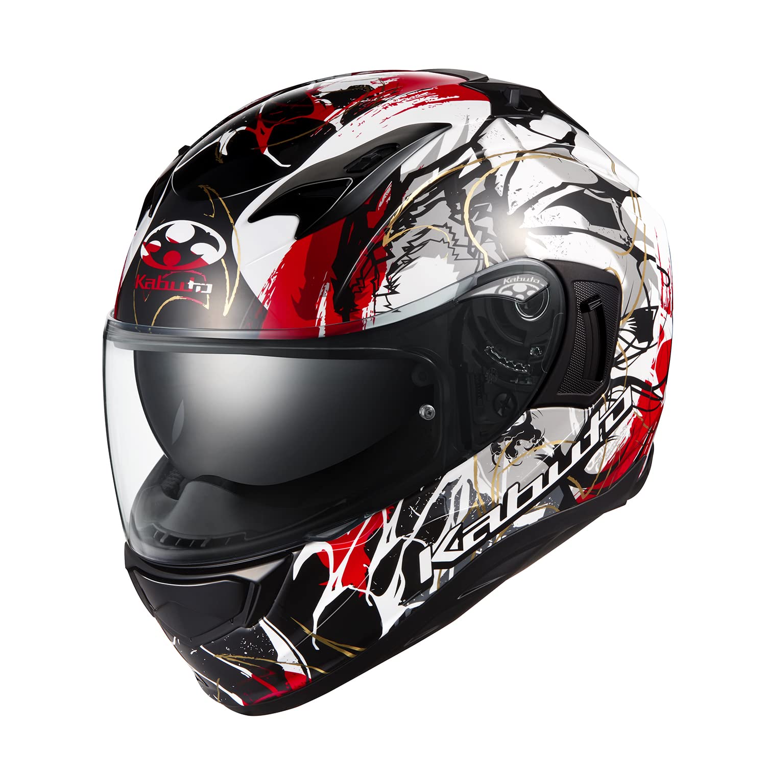 

OGK KABUTO Motorcycle Helmet Full Face KAMUI3 PHOENIX Black Red (Size S)