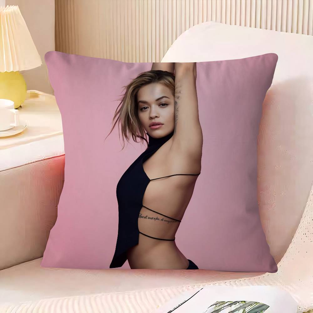 R-Rita O-Ora Pillowcase Toon Gift Cushion Cover Bedroom Home Sofa Chair Seat Decor Pillow Case