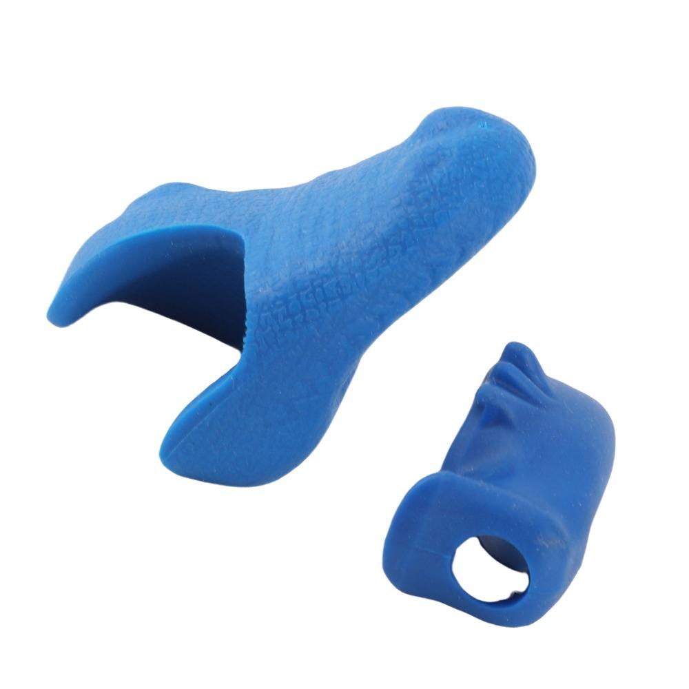 4PCS Blue Violin Bow Grip Guide Rubber Violin Correction Postures Grip  For ViolinTraining