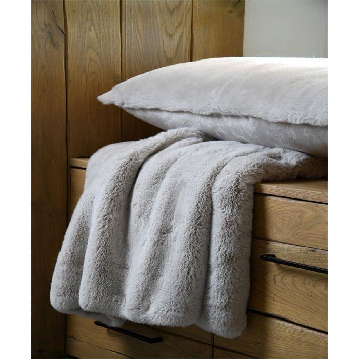 Plaid 130 x 160 cm cocooning Bostan Gris