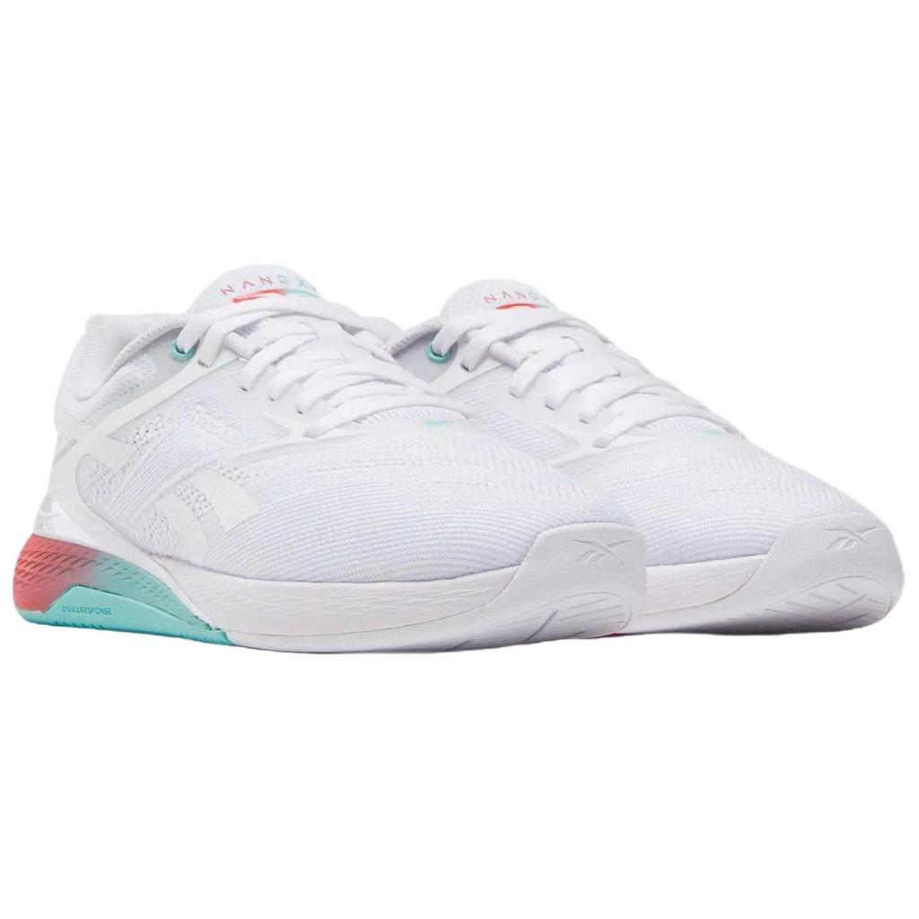 Reebok  Nano X5 White Aqua Energy Red Women Sneakers Ai-Aqua 100238428
