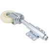 4  Nylon Gate Wheel Spring Loaded Swivel Caster Heavy Duty 110lbs Load Capacity