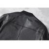 Embroidery Patches Baseball Jackets Genuine Cowhide Leather Jacket Men Motorcycle Biker Coats Autumn Mens Coat