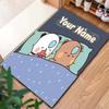 Peache Goma Custom Name Carpet Rug For Living Room Bedroom Home Sofa Decoration,Kids play Non-slip Floor Mat