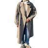 Premium Long-haired Ultra-fine Wool Double-sided Cashmere Coat Double-breasted Women's Coat Woolen Coat