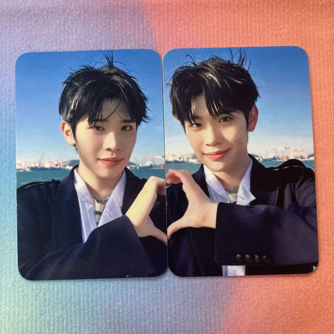 

[USED] ZB1 Zebewan SWEAT Sanoku pre-recorded trading card Kim Tele 2 pieces