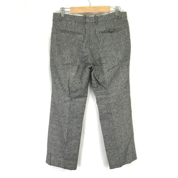 INCOTEX Cupra Lining Cropped Slacks Pants Size 40 Women’s L Inseam 59cm Gray(USED)
