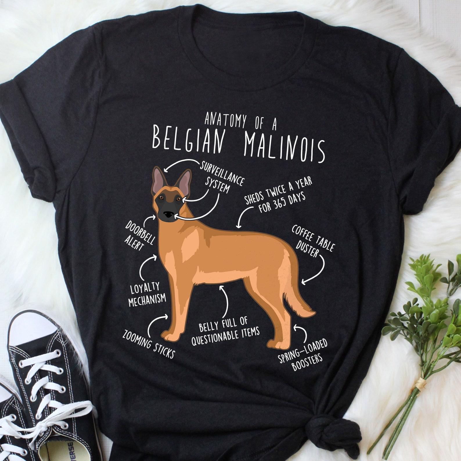 Belgian Malinois Shirt, , , Funny Dog Lover Gift, Cute Belgian Malinois Mom Dad T-shirt, Pet Lover Tshirt, Belgian Shepherd Fawn Mal 160
