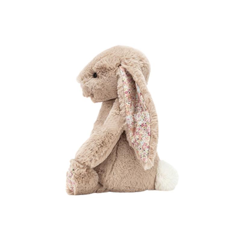 JELLYCAT Bonnie Rabbit series flower cloth Bonnie rabbit soothing beige doll plush doll 18cm/31cm/36cm/51cm high
