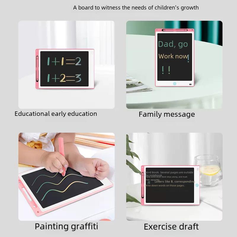 LCD Writing Board for Kids: 8.5", 10", 12" Electronic Drawing and Educational Toy