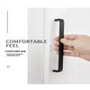 Modern Minimalist Pulls Cupboard Dressers Black Gold Silver Cabinet Door Handles Closet Drawer Knobs Kitchen Furniture Hardw