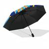 1pc Sun Moon Design Automatic Umbrella - 8-Rib Durable Frame, Portable Fashion Accessory & Holiday Gift Yy251117143