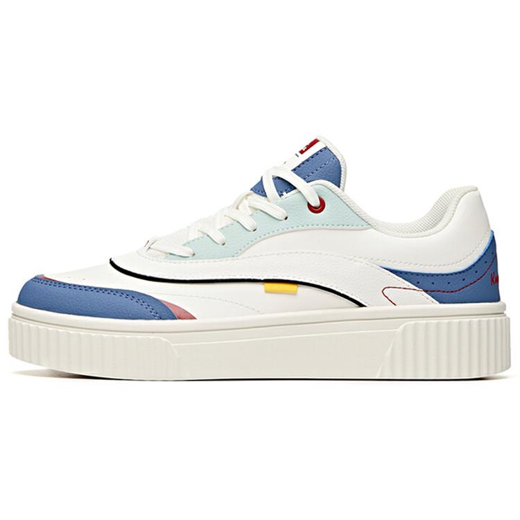 

new Anta Life Collection Low Top Skateboard Shoes Women s White Blue 36.5