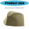 Russian Designs Boat Shape Hat Five Pointed Star Garrison Hat for Fashion Forward Individuals and Cultural Event