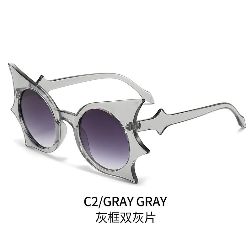 Bat-themed Hip-hop Sunglasses, Quirky Butterfly Sunglasses, Stylish Sunglasses for Parties and Dancing