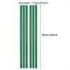 8Pcs Garden Stakes Coated Steel Plant Pole For Fixing Trees And Plants, Tomato Sticks Supports For Potted, Yard Plant Support