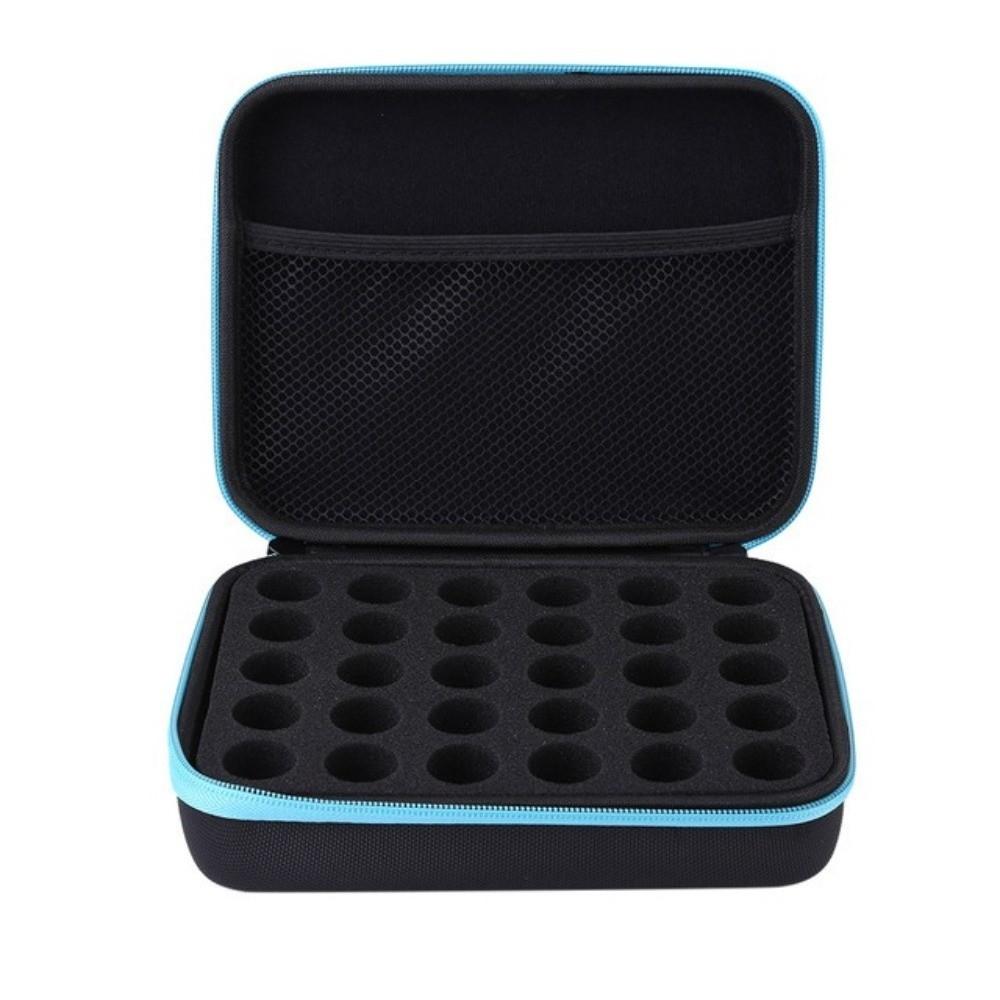 Portable Essential Oils Carrying Case Hard Shell 30 Slots Essential Oil Organizer Bag 15ml Bottles EVA Nail Polish Storage Bag