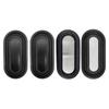 2Pcs Oval Shape Bass Diaphragm Black Auxiliary Bass Vibration Plate  Speaker DIY Modification
