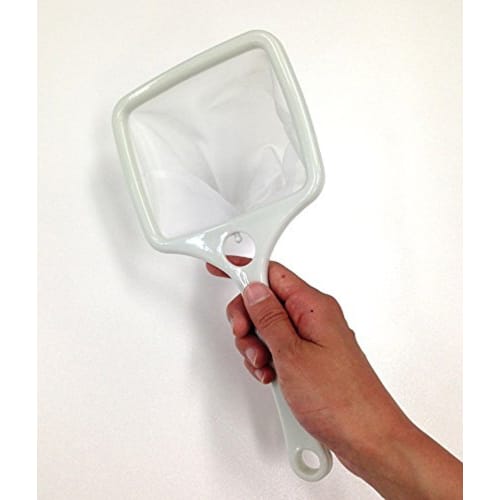 Ohe White Net, Approx. 29cm H X 14cm W X 10cm D, Quickly Removes Bath Scum, Catches Hair, and Scoops Dust