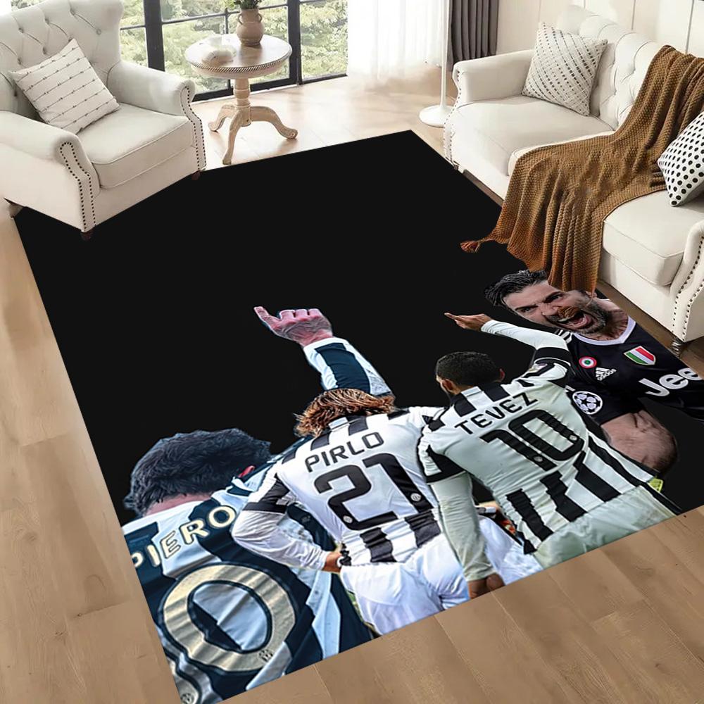 Juventus Carpet Perfect For Balcony Foyer Playrooms Living Rooms Antislip Rug Anime Office Decor Birthdaychristmas Gift